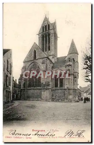 Cartes postales Dormans l eglise