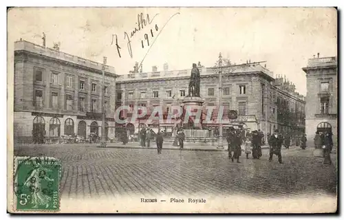 Cartes postales reims place royale ce cote est exclusivement reserve a l Adresse