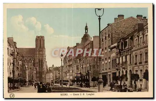 Cartes postales Reims cours j b langlet
