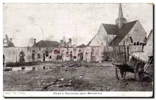 Cartes postales Ferme a Vauchamps pres montmirail