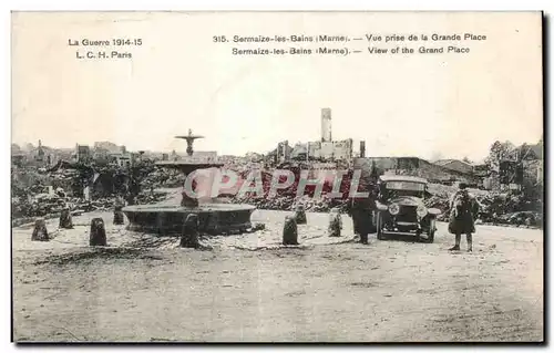 Cartes postales Sermaize les Bains Vue prise de la grande place