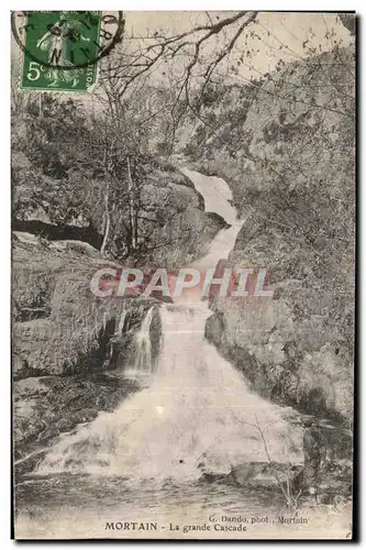 Ansichtskarte AK Mortain la grande cascade