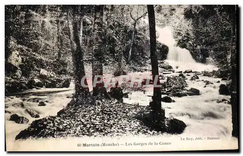 Ansichtskarte AK Mortain Les gorges de la cance