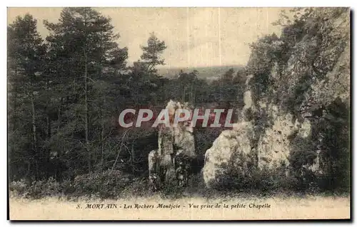 Ansichtskarte AK Mortain les rochers montjoie vue prise de la pelile chapelle