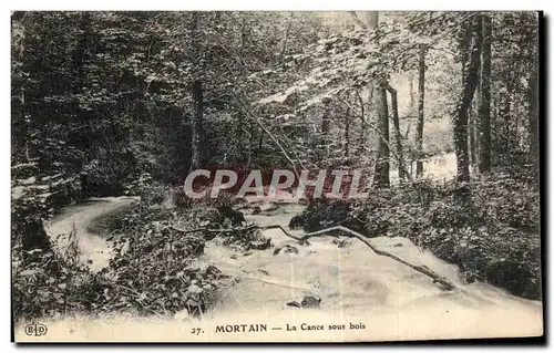 Cartes postales Mortain la cance sous bois