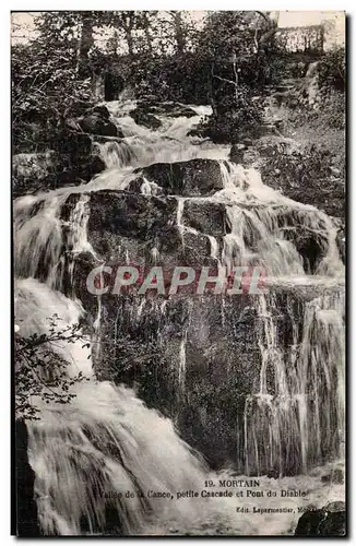 Cartes postales Mortain callee de cance petite cascade et pont du diable