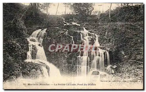 Ansichtskarte AK Mortain manche la petite cascade pont du diable