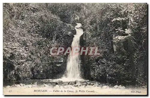 Ansichtskarte AK Mortain Vallee de la Cance La petite cascade