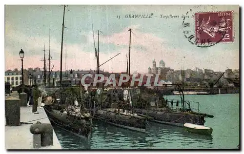 Cartes postales Granville Torpilleurs Bateaux