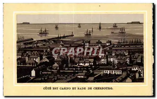 Cartes postales Cherbourg Cote Est Casino et rade de Cherbourg