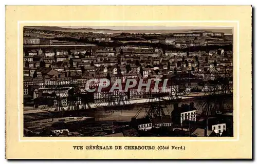 Cartes postales Cherbourg Vue generale (cote Nord)