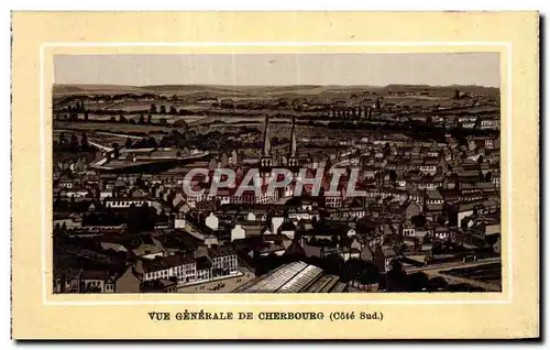 Cartes postales Cherbourg Vue generale (cote Sud)