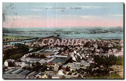 Cartes postales Cherbourg Vue generale