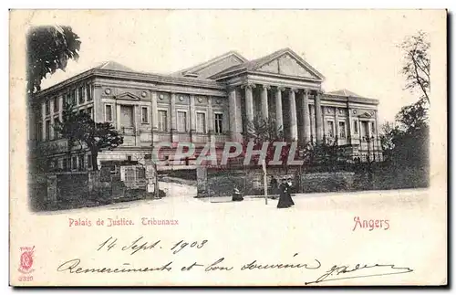 Cartes postales Angers Palais de justice Tribunaux