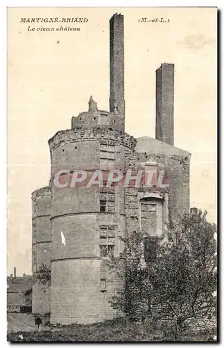 Cartes postales Martigne briand le vieux chateau