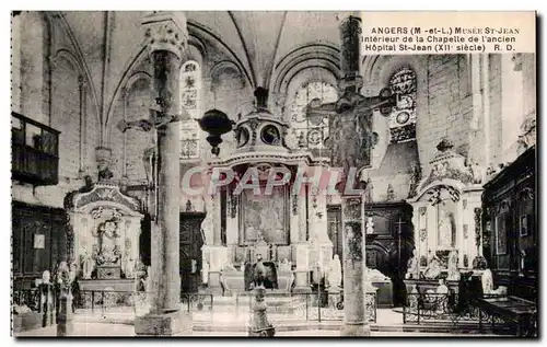 Ansichtskarte AK Angers Musee St jean interieur de la chapelle de l Ancien hopital st jean xii siecle R D