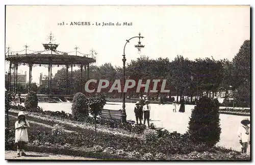 Cartes postales Angers Le jardin du Mail