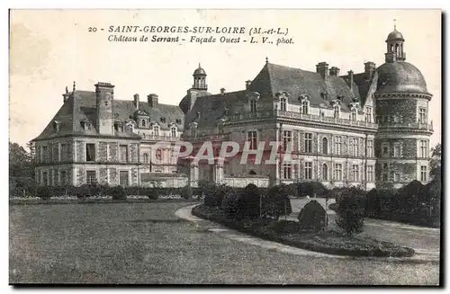 Cartes postales Saint Georges sur Loire Chateau de serrant