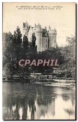 Cartes postales Montreuil Bellay Le chateau