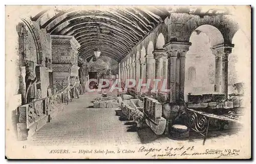 Cartes postales Angers Hopital Saint Jean le cloitre