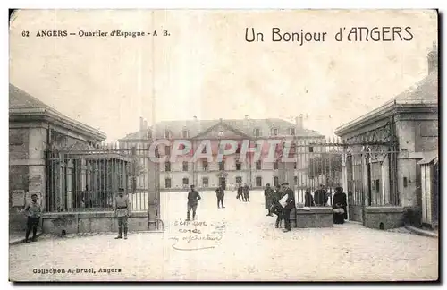 Cartes postales Angers Quartier d Espagne