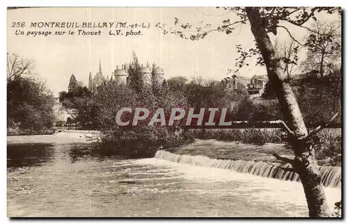 Cartes postales Montreuil Bellay a landscape on Thouet