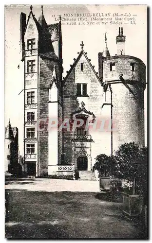 Cartes postales Montreuil Bellay Le chateau