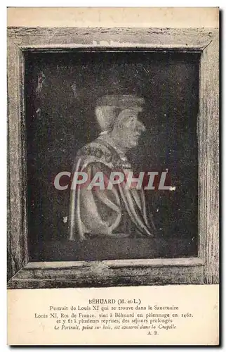 Cartes postales Behuard Portrait de Louis XI qui se trouve dans le sanctuaire