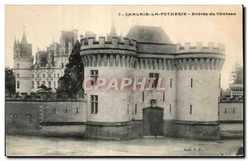 Ansichtskarte AK Chalain le Potherie Entree du chateau