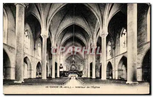 Cartes postales Cande Interleur de l Eglise