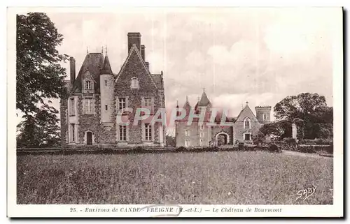 Cartes postales Envrons de Cande Freigne Le Chateau de Bourmont