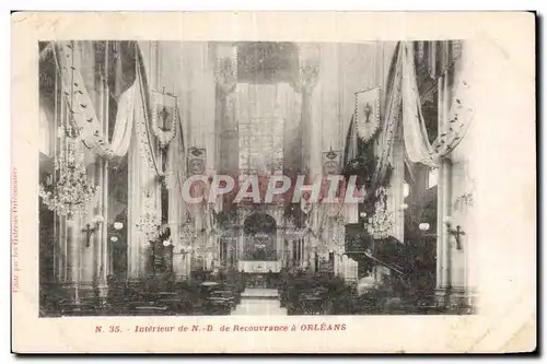 Cartes postales Interieur de de Recouvrance a Orleans