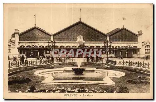 Cartes postales Orleans La Gare