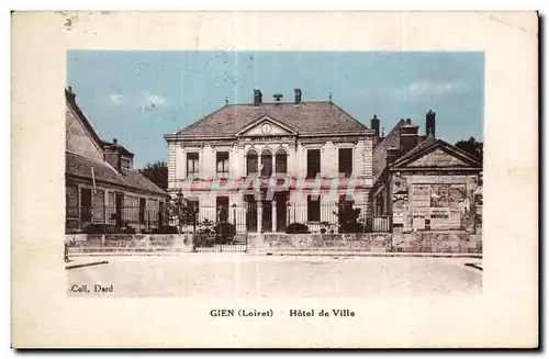 Cartes postales Gien (Loiret) Hotel de Ville