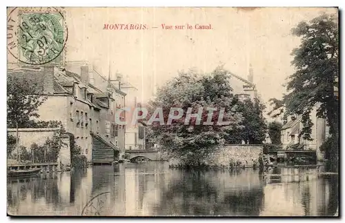 Cartes postales Montargis Vue sur le Canal