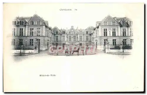 Cartes postales Orleans Hotel de Ville Cheval Horse