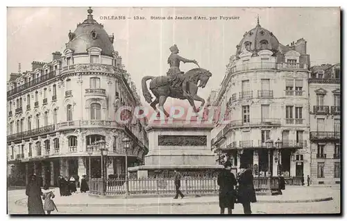 Ansichtskarte AK Orleans statue de Jeanne a Arc par Foyatier