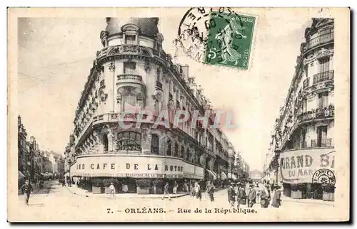 Cartes postales Orleans Rue de la Republique