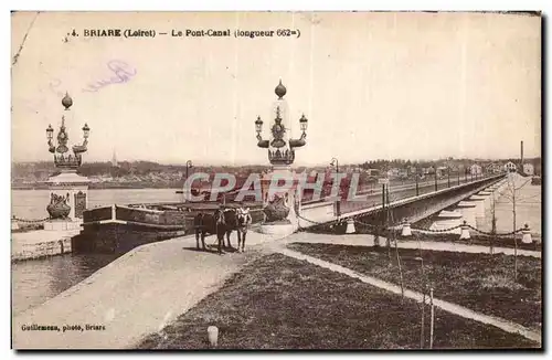 Cartes postales Briare (Loiret) le Pont Canal