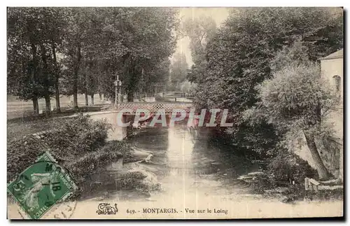 Cartes postales Montargis Vue sur le Loing