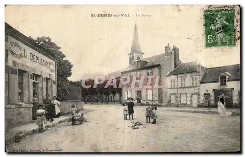 Cartes postales St Denis en Val Le Bourg Depussay Epicerie cahrcuterie