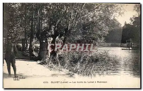 Cartes postales Olivet (Loiret) Les bords du Loiret a Robinson