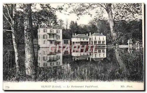 Cartes postales Olivet Le Restaurant Paul Foret