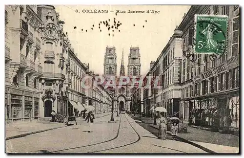 Cartes postales Orleans Rue Jeanne d Arc