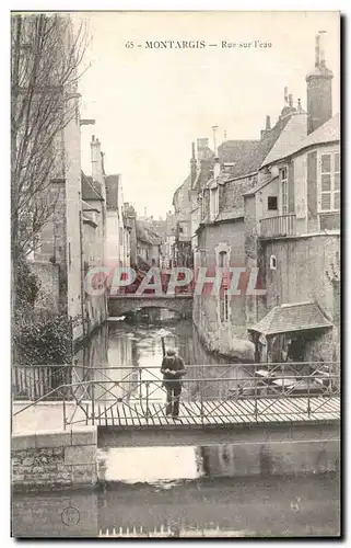 Cartes postales Montargis Rue sur l eau