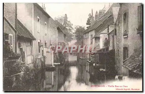 Cartes postales Montargis Vieille Rue sur l eau