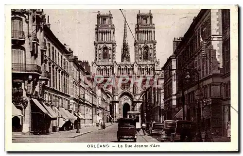 Cartes postales Orleans La Rue Jeanne d Arc