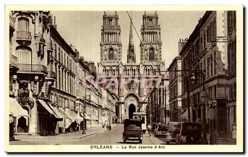 Cartes postales Orleans La Rue Jeanne d Arc