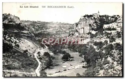 Ansichtskarte AK Le Lot Illustre Rocamadour (Lot)