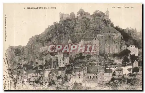 Cartes postales Rocamadour (vu de face)